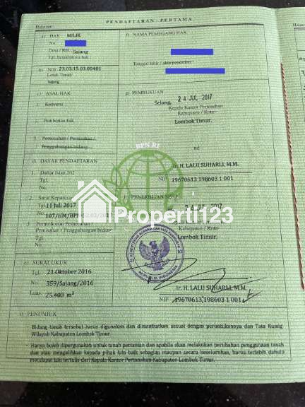 Dijual Tanah Datar 2,54 Ha Super View Gunung Rinjani, di Sembalun Lombok - 7