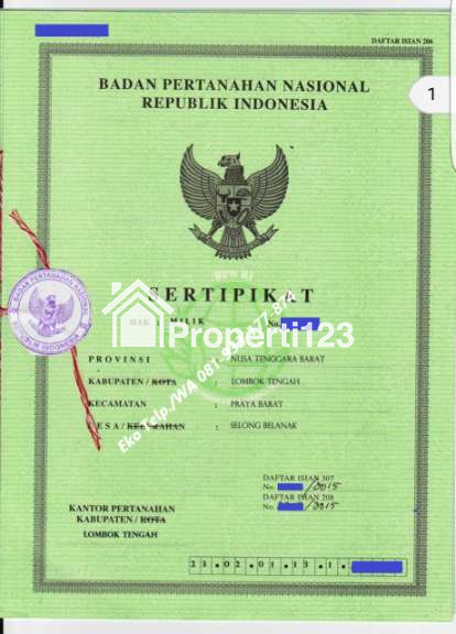 Dijual Tanah Tepi Pantai Selong Belanak, Kuta – Lombok - 10