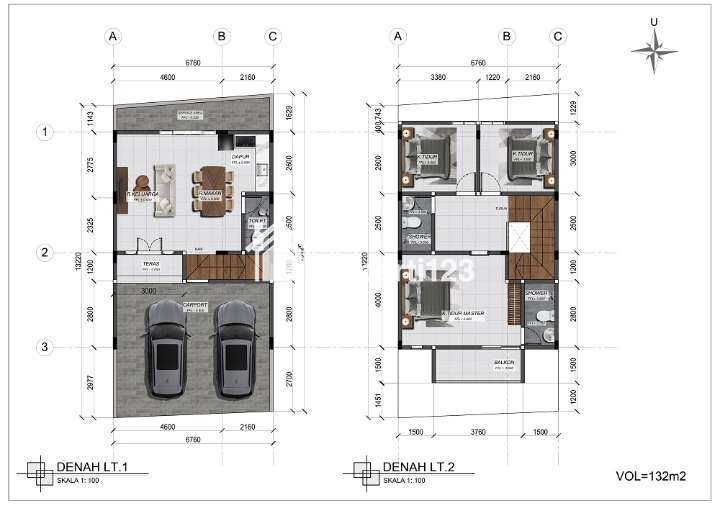 Dijual Rumah Baru Di Sesetan Dkt Renon,Sanur,Tol Benoa Denpasar Bali - 4