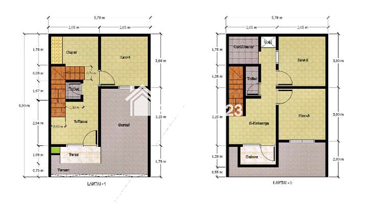 Rumah cluster 2 lantai di Setu Cipayung Jakarta Timur - 5