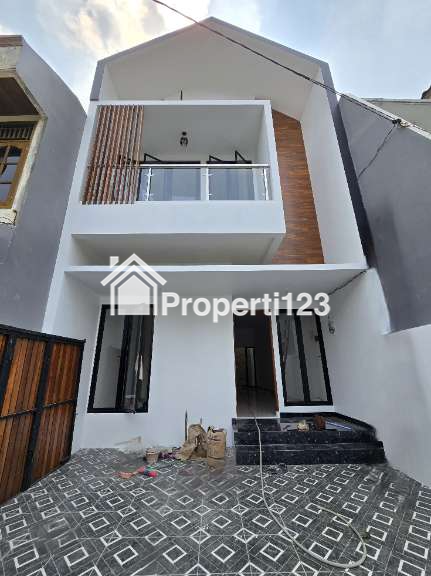 Rumah modern minimalis dalam komplek di Kav DKI Pondok Kelapa Jaktim - 2
