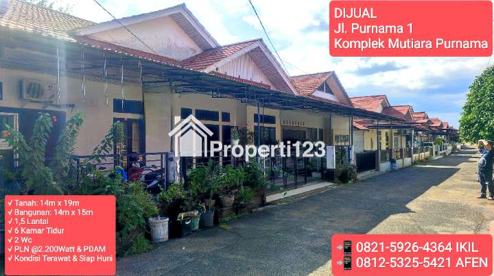 Dijual Rumah Komplek Mutiara Purnama di Jl. Purnama, Pontianak Selatan - 1
