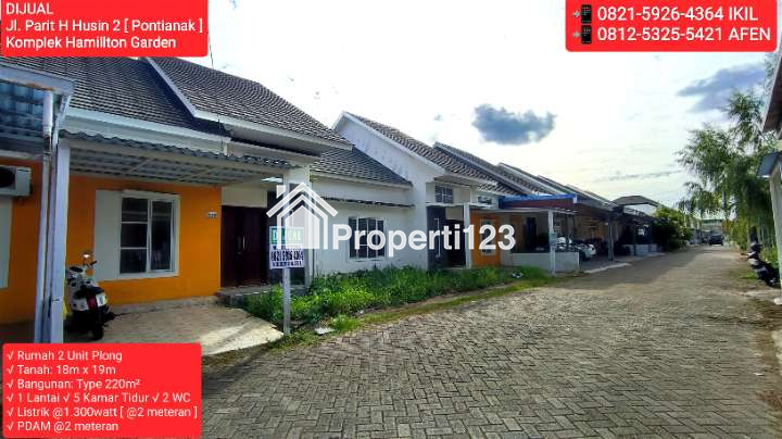 Dijual Rumah Komplek Hamillton Garden di Jl. Parit H Husin 2, Pontianak Tenggara - 1