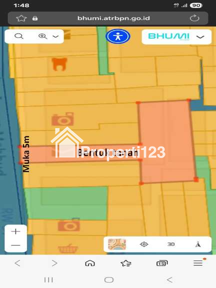 DIJUAL TANAH DI BAWAH NJOP di Duri Pulo, Jembatan Lima/Roxy, Gambir, Jakarta Pusat - 12