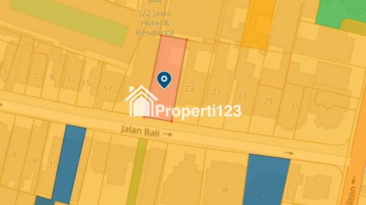 Rumah Hitung Tanah Jl Bali Gubeng Surabaya Pusat Strategis - 4