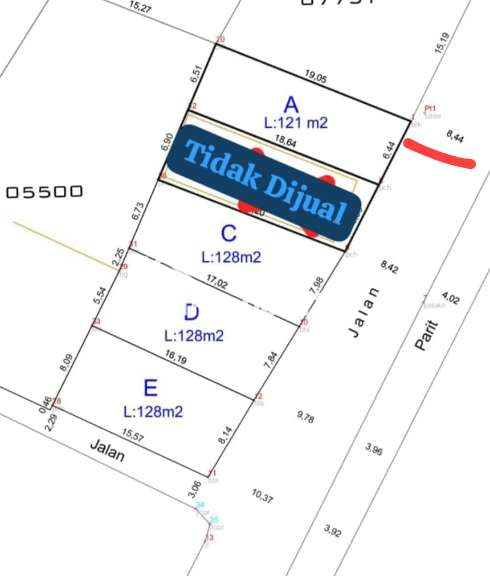 Tanah Murah Menguntungkan dekat Pasar Balangan Sleman - 2