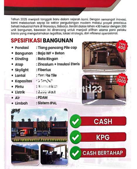 Dijual Gudang Premium Baru di Sidoarjo - 2