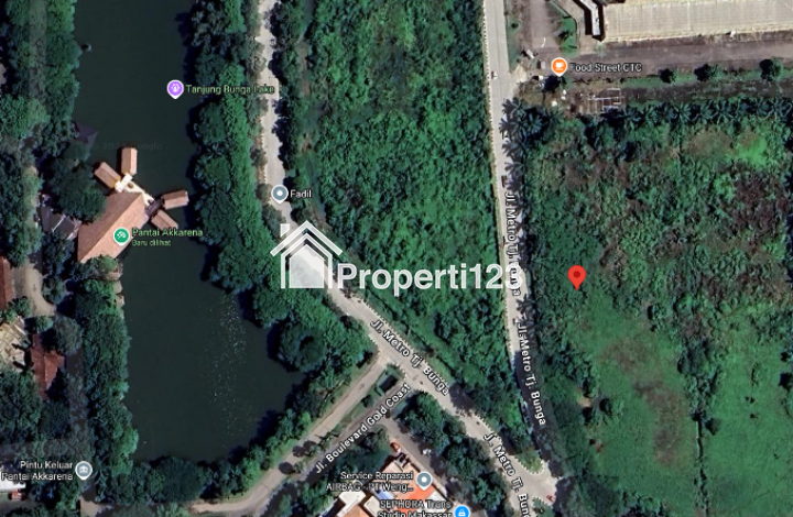 Tanah sudut poros metro tb luas 1,9 ha depan wisata Akkarena. - 4