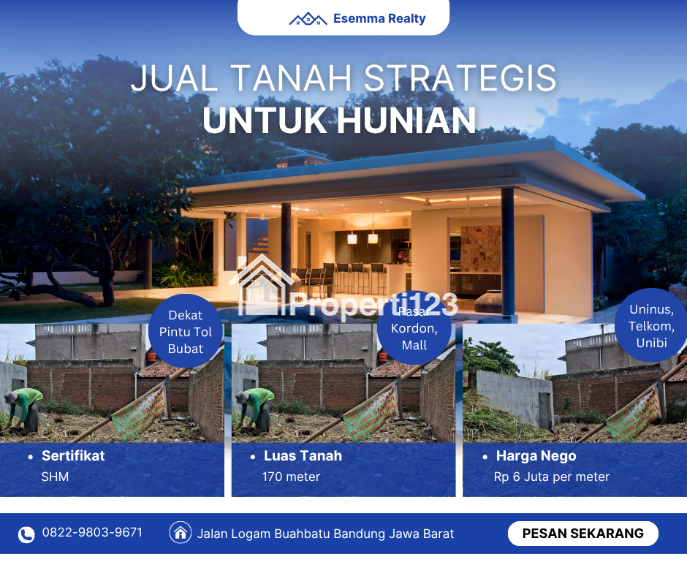 Jual Tanah Strategis Pusat Kota Bandung - 2