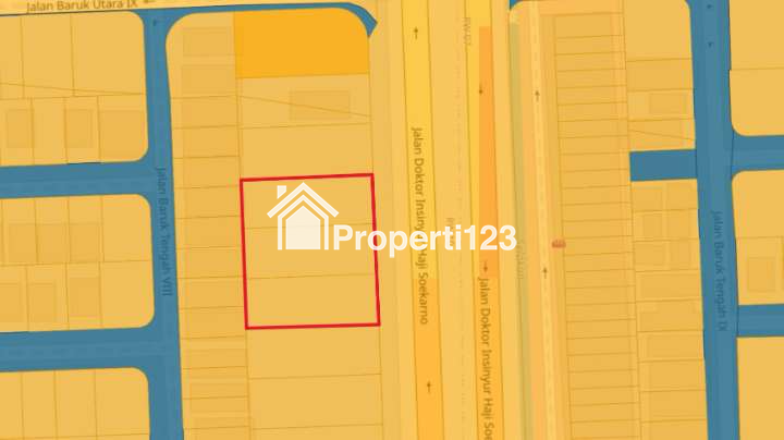 Tanah Komersial Strategis Raya MERR Dr Ir H Soekarno Langka - 4