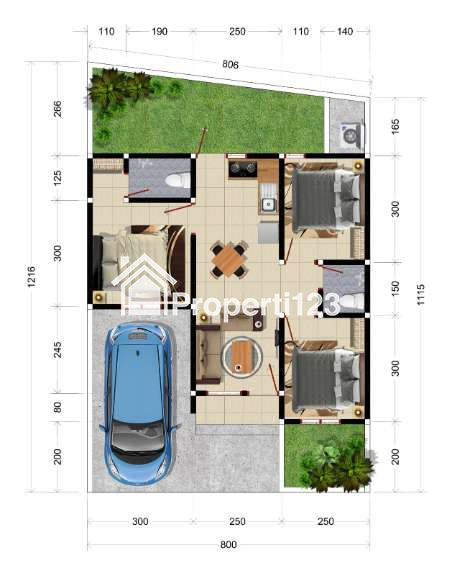 Dijual Rumah Scandinavian dekat Pemda Sleman Denggung Sleman City Hall SCH Duwet kota Sleman - 2