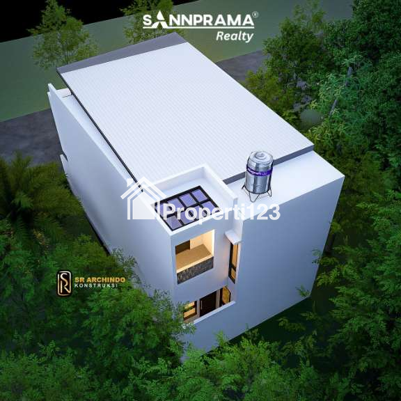 Rumah modern 2 lantai di Srengseng Sawah Jakarta Selatan - 6