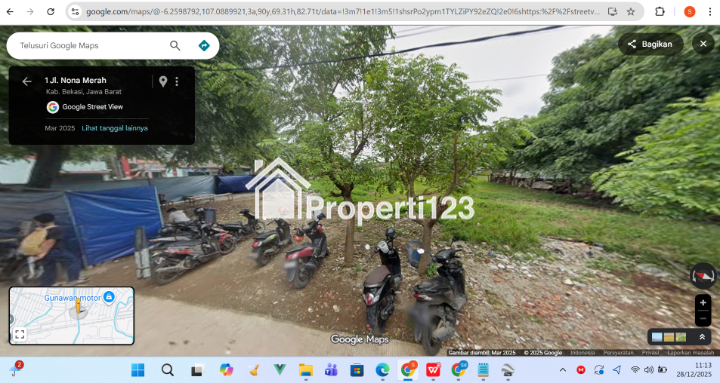 Dijual Tanah 1.465 m² Belakang Stasiun Cibitung – SHM, Area Padat & Strategis - 2