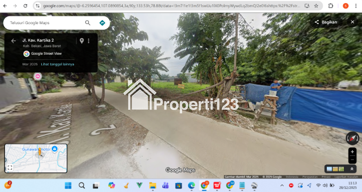 Dijual Tanah 1.465 m² Belakang Stasiun Cibitung – SHM, Area Padat & Strategis - 5