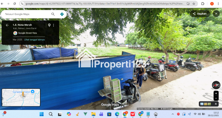 Dijual Tanah 1.465 m² Belakang Stasiun Cibitung – SHM, Area Padat & Strategis - 3