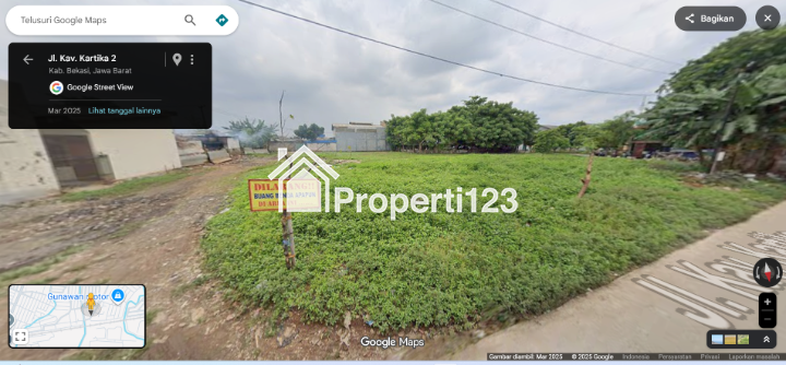 Dijual Tanah 1.465 m² Belakang Stasiun Cibitung – SHM, Area Padat & Strategis - 1