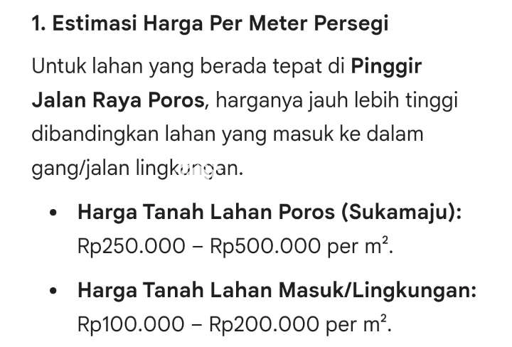 Tanah Stategis di Jalan Raya Poros - 9