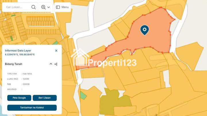 Dijual Lahan Kosong di Citeurep Kab Bogor - 3