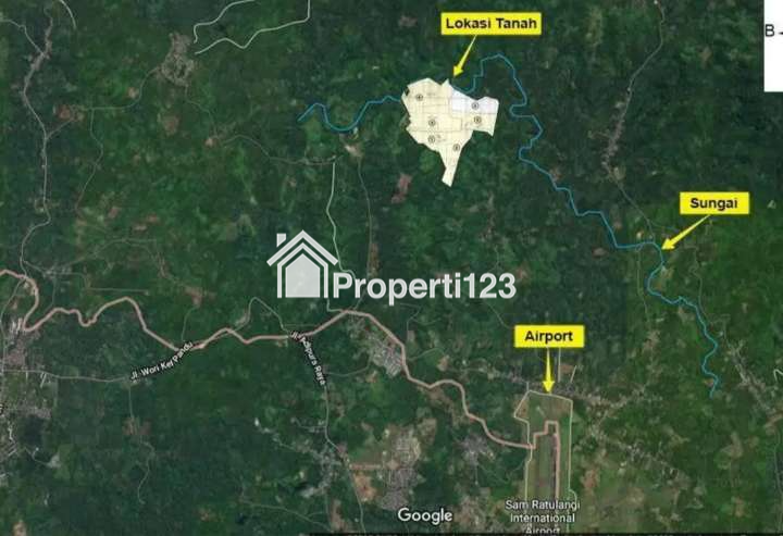Dijual Tanah Perkebunan di Wusa Manado 23 Ha 45rb/m² - 3