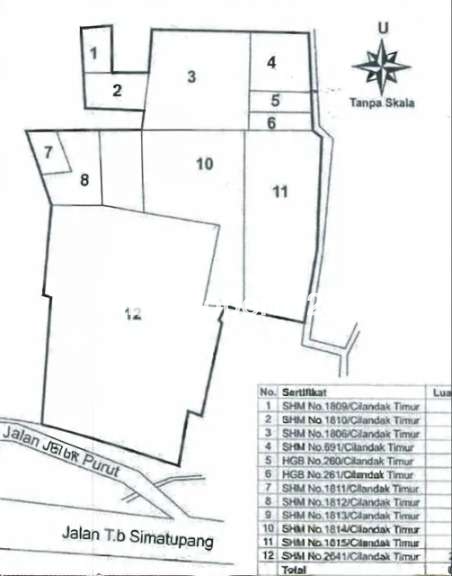 Disewakan Tanah Untuk Usaha Atau Kantor di TB Simatupang Jakarta Selatan 8000m² 45ribu/m²/bulan - 2
