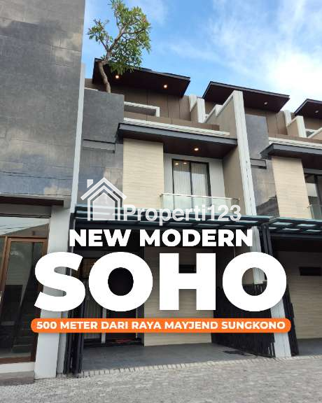 NEW MODERN SOHO Rumah Kantor Lokasi Strategis di Pakis Tirtosari Sawahan Surabaya - 1