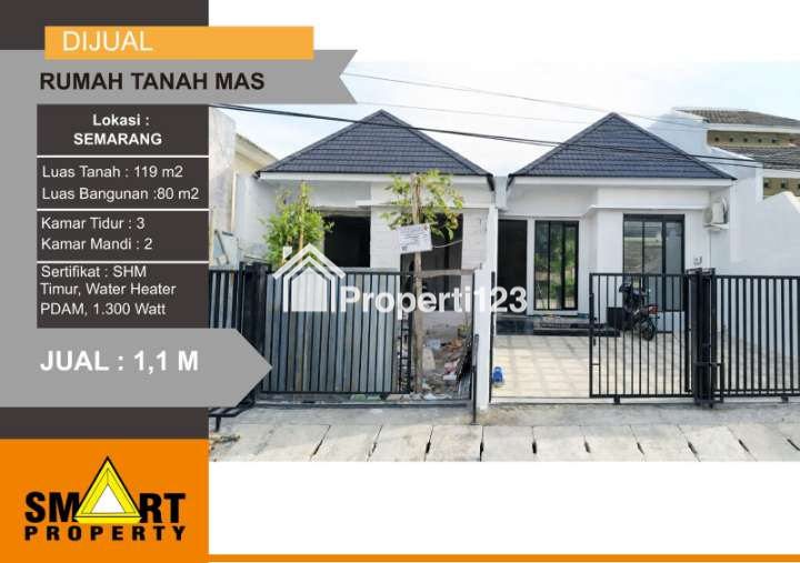 Jual Rumah Bagus Hadap Timur di Tanah Mas Semarang - 1