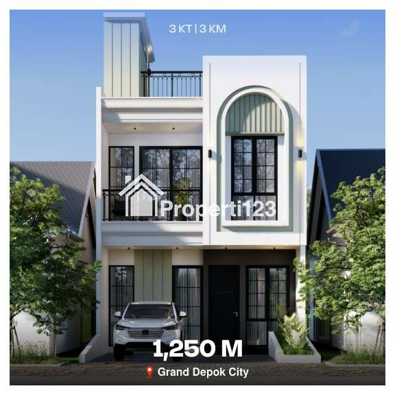 Rumah mewah area Grand Depok City dekat alun-alun - 3