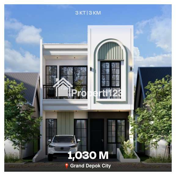 Rumah mewah area Grand Depok City dekat alun-alun - 1