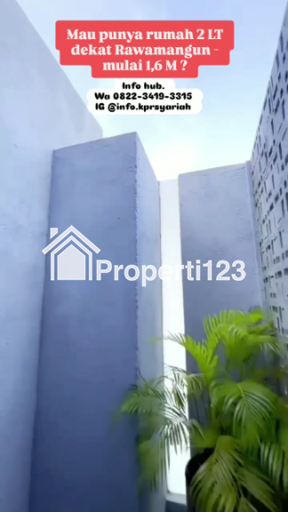 Mau punya rumah 2 LT dekat Rawamangun Jakarta Timur mulai 1,6 M - 3
