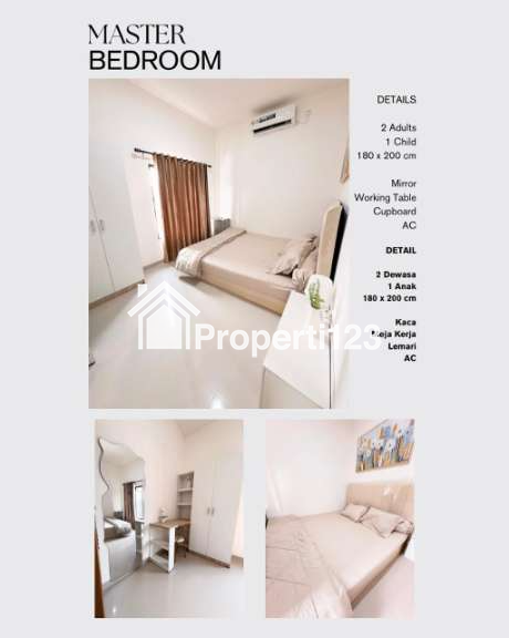 DIJUAL RUMAH/VILLA UNTUK BISNIS/INVESTASI DI PERUMAHAN ADHI CITY SENTUL CLUSTER ARUNA - 4