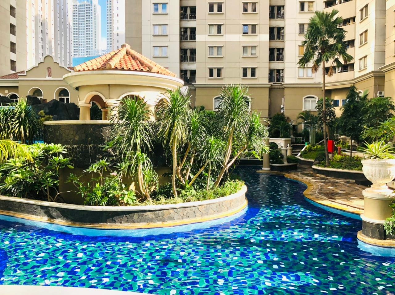 Disewakan Apartemen Mediterania Garden Residence 1,2 BR Grogol petamburan, Jakarta Barat - 2