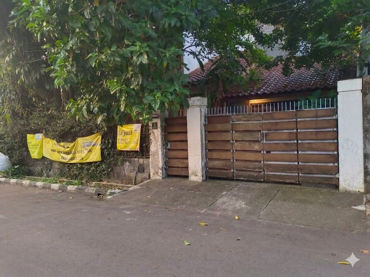 Jual Cepat Rumah Bintaro Sektor 7 Perumahan Cikini 3, 2 Lantai, 2 halaman depan dan belakang, kolam ikan, Garasi 2 mobil, Gudang, keamanan 24 jam, jalanan luas 3-4 mobil - 18
