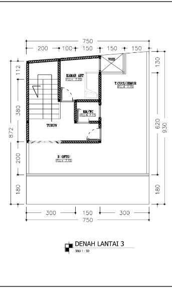 Rumah Rooftop di Kebagusan Jagakarsa Jakarta Selatan - 8