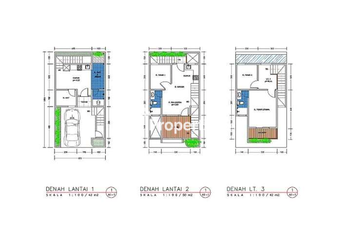 Rumah 3lantai di Duren Sawit Jakarta timur - 4