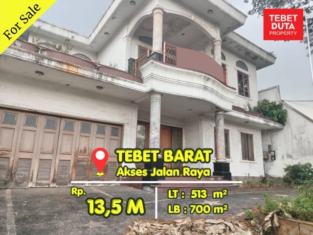 Dijual Rumah Mewah Tebet Barat Lokasi Strategis Akses Jalan Raya (BU) - 1