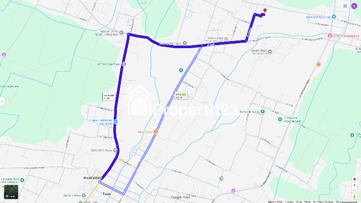 Dijual Tanah Kavling SHM Lokasi Strategis Dekat Masjid Tiban di Sananrejo Turen - 3