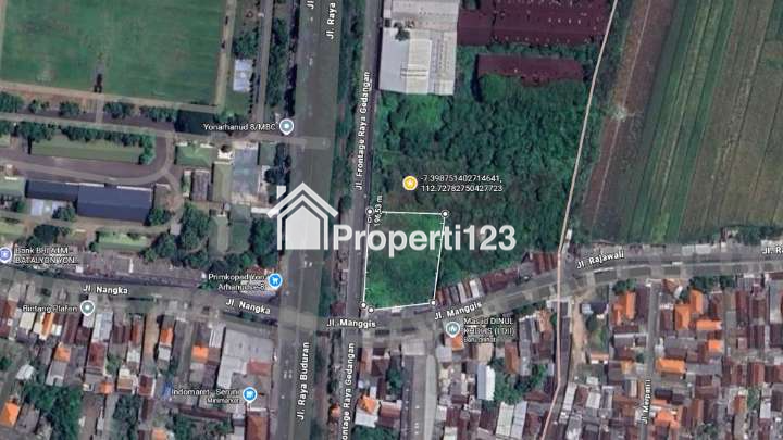 Tanah Raya Frontage Ahmad Yani Sruni Gedangan Waru Strategis - 3