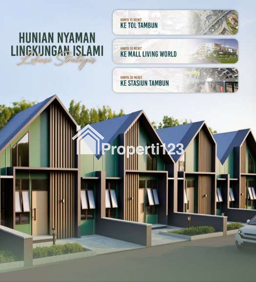 Rumah Cluster Islami akses ke Tol Grand Wisata Bekasi - 2
