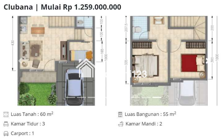 SEWA RUMAH BSD TANGSEL PARADISE SERPONG CITY MURAH - 6