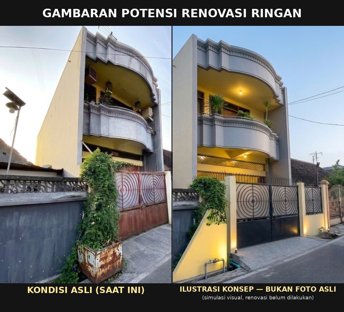 🔥 JUAL CEPAT! RUMAH 2 LANTAI TENGAH KOTA SOLO 🔥 💥 DISKON 200 JUTA – LANGKA DI LOKASI INI! - 2