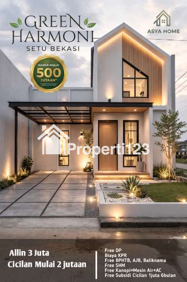 Rumah Ready Siap Huni di Setu Bekasi hanya 520juta - 2