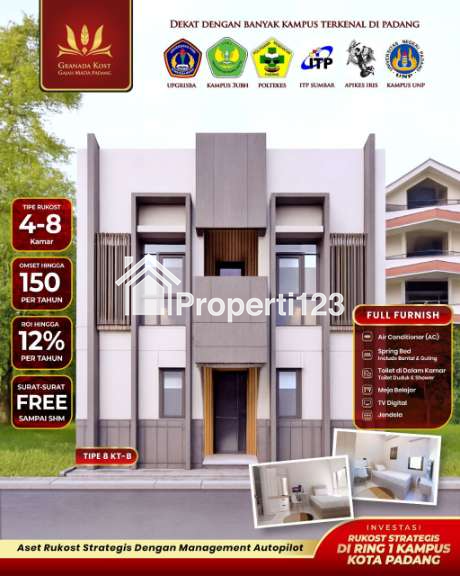 Rumah Kost Super Strategis di Jantung Kota Padang - 8