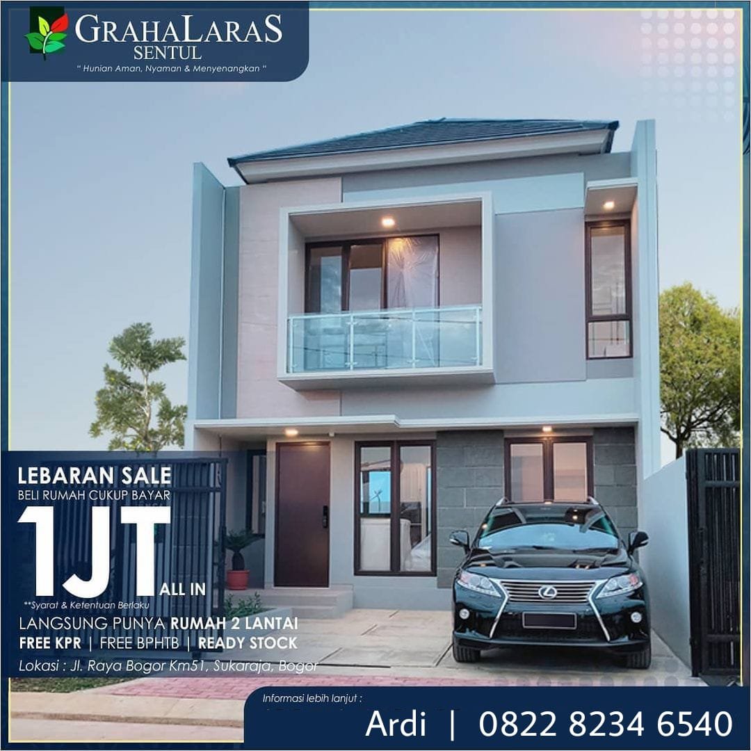 Dijual Rumah Mewah Harga Murah Perumahan Grahalaras Sentul, Bogor - 4