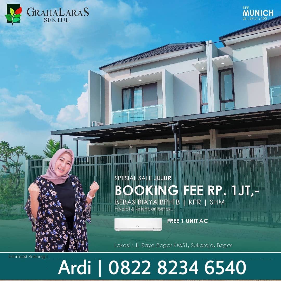 Dijual Rumah Mewah Harga Murah Perumahan Grahalaras Sentul, Bogor - 2