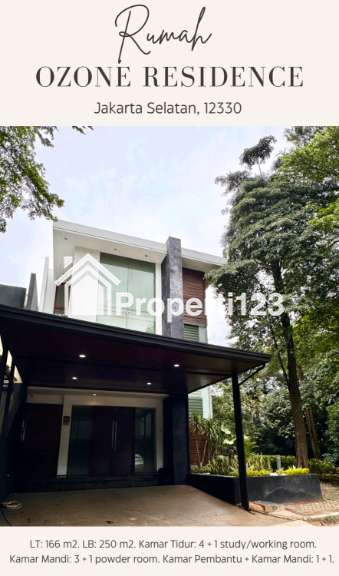 Dijual Rumah 3Lantai 4KM Siap Huni Ozone Residence Bintaro - 14