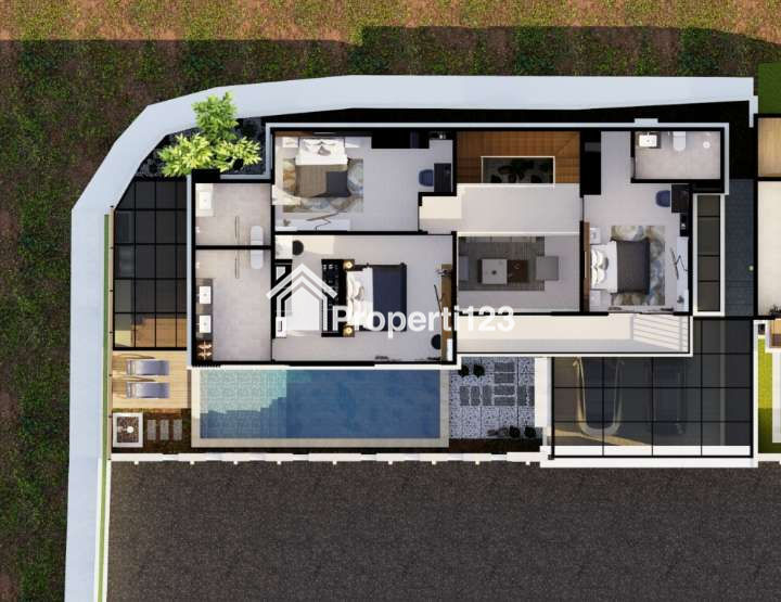 Dijual Rumah Premium (Indent) Lt 270m2 / Lb 240m2 - Ketewel, Gianyar - 7