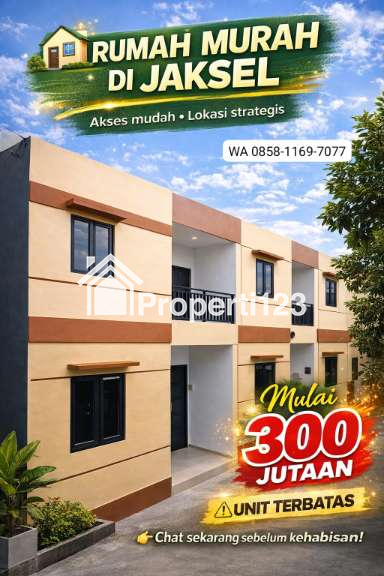 Rumah murah di Jagakarsa Jakarta Selatan akses mudah lokasi strategis - 1