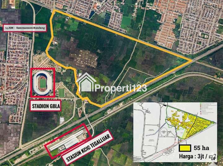 TANAH EMAS 55HA NEMPEL GBLA BANDUNG & WHOOSH! SIAPA CEPAT DIA KAYA! - 4