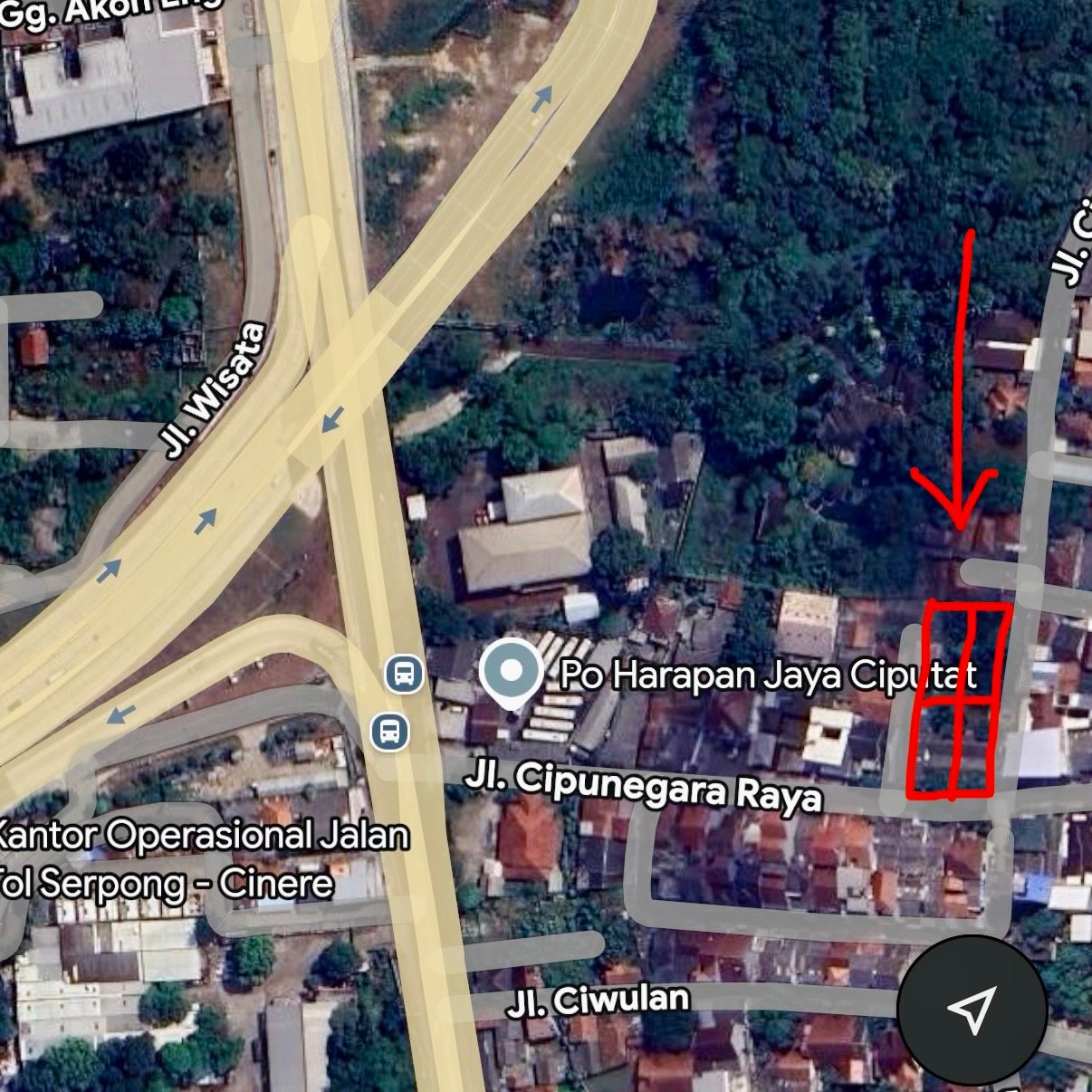 Dijual Tanah Strategis di Kompleks Kejaksaan Ciputat Tangerang Selatan - 4