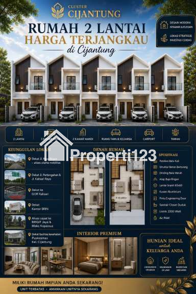 Rumah inden scandinavian modern di Cijantung Jakarta Timur - 4